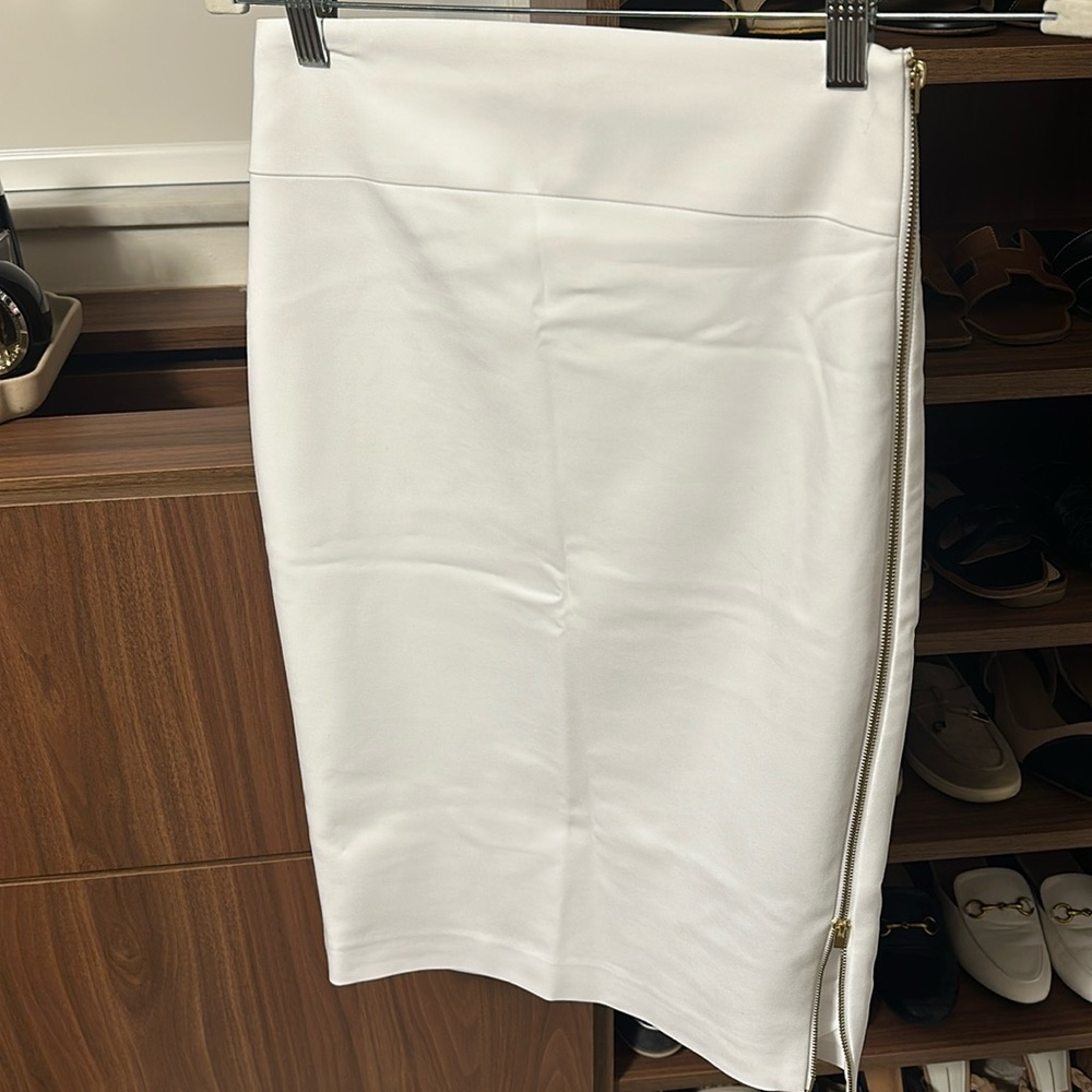 White Midi Skirt